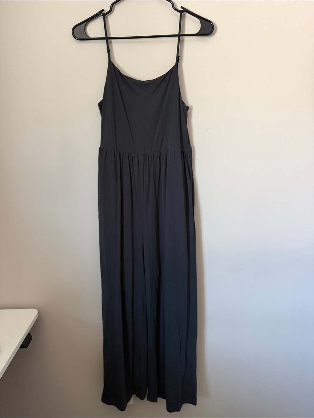 Dark Gray Spaghetti Strap One Piece Jumpsuit